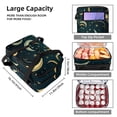 thumbnail image 3 of Crescent Double Layered Insulated Refrigerated Lunch Bag with Large Capacity and Hand Carry - 7.1x11.4x16.1 Inches, 3 of 6