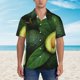 thumbnail image 2 of Fotbe Fresh Avocados Camisa Hawaiana para Hombre Unisex – Camisa Casual de Verano con Botones de Manga Corta de Algodón y Lino,Medium, 2 of 7