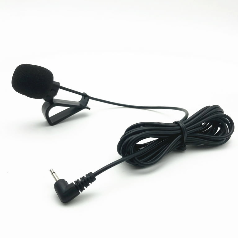 weishan Micrófono de coche de 0.138 pulgadas, reemplazo de micrófono de  radio de coche para Pioneer Kenwood Boss JVC Sony Jensen Alpine Bluetooth