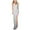 001 White, variant on bnaln Women's Dresses Sexy V Neck Sleeveless Bodycon Sequin Prom Dresses Casual Maxi High Slit Cocktail Party Dress Elegant Spaghetti Strap Long Dress Going Out Beach Beach Outfits