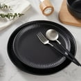 thumbnail image 6 of Stone Lain Logan 12-Piece Dinnerware Set Stoneware, Black, 6 of 6