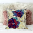 thumbnail image 3 of Amrita Sen Designs  18 x 18 in. Hawaii Floral Duo Broadcloth Indoor & Outdoor Zippered Pillow - Red, Blue & Yellow, 3 of 5
