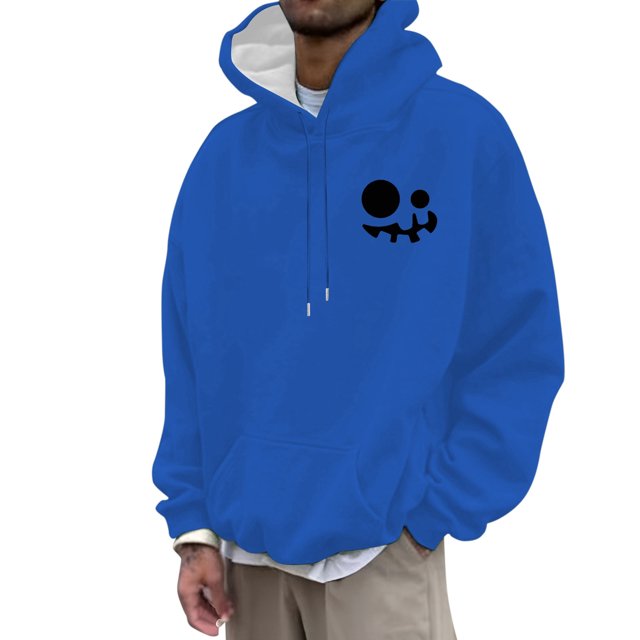 VBARHMQRT Chandail en Molleton Noir Homme et Femme Mode Décontractée Impression 3D Manches Longues Chandail à Capuche avec Cordon de Serrage