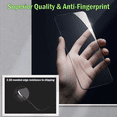 thumbnail image 4 of xzyuan 3 Pack Screen Protector Compatible for Samsung Galaxy A53 5G with 3 Pack Camera Lens Protector, Ultra HD Tempered Glass, 9H Hardness, Anti-Scratch, Easy Installation - Case Friendly, 4 of 6