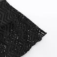 thumbnail image 5 of Conairie Women Swim Shorts Lace High Waisted Tummy Control Bathing Suit Breathable Ruched Scrunch Swimsuit Bottom Black L, 5 of 7