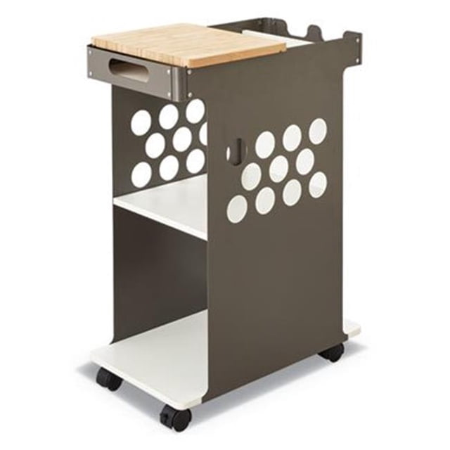 Safco 5209WH Mini Chariot de Rangement Roulant, Blanc