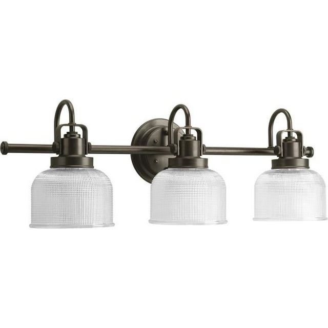 Progress Lighting P2992-74 8,75 in. Archie 3-Light 100W Med Salle de Bain Support Vanité Applique en Bronze Vénitien