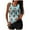 #02Multicolor, variant on yoeyez Tropical Print Tankini for Women Two Piece Bathing Suits Summer Boho Swim Top with Buttom Tummy Control Modest Swimsuits Beachwear Multicolor,L