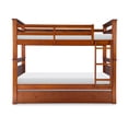 thumbnail image 6 of Linon Lemley Pine Bunk Bed Storage, Twin-Over-Twin, Walnut, 6 of 23