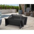 thumbnail image 3 of Shinerich Heavy Duty Outdoor Fire Pit - Rectangle 29" x 26" - Durable Steel Construction with Fire Poker & Spark Screen, 3 of 7