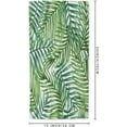 thumbnail image 5 of AOYEGO Green Palm Leaf Towels Watercolor Palm Leaves Tree in Tropical Rain Jungle Bathroom Kitchen Hand Towels Beach Bath Face Towels for Yoga Swim Golf 15x30 Inch, 5 of 6