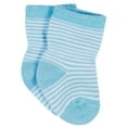 thumbnail image 4 of 12-Pack Baby & Toddler Boys Unbearably Cute Jersey Crew Wiggle Proof® Socks, 4 of 8