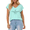 1-Blue, variant on Giffimy Women's Rose Red Sweet Doodle Dodo Faith Inspirational Text V-Neck Sleeveless T-Shirt Daily Weekend S-5XL Tank Top