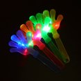 thumbnail image 2 of Badajo luminoso fluorescente palma aplauso flash aplauso mano grande Vibraciones navideñas Badajo Niños Adultos, 2 of 5