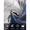 thumbnail image 7 of Marble Navy Blue Cloth Napkins Set of 6 Reusable Dinner Napkins, Abstract Gold White Brick Stone Motif Cocktail Napkin Washable Table Napkins for Wedding/Holiday Party/Baby Shower 20"x20", 7 of 7