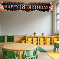 thumbnail image 6 of Golden Glitter Banner 18th Birthday Decorations Heart Balloons Party Backdrop Celebration for Event Milestone Photo Prop Party, 6 of 9