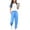 Light Blue, variant on Arshiner Girls' Casual Sets Short Sleeve T-Shirt Top and Sweatpants with Pockets