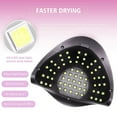 thumbnail image 6 of Gel UV LED Nail Lamp, GIUGT UV Nail Lamp 180W LED Nail Light Fast Nail Dryer for Gel Polish Curing with 4 Timers Portable Handle Large Space Automatic Sensor, LCD Display Nail Lamp for Home & Salon, 6 of 12
