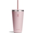 thumbnail image 1 of Hydro Flask Gobelet en Acier Inoxydable Tout Autour 28 Oz avec Paille Flexible Résistante aux Fuites et Couvercle à Pression, Trillium, 1 of 7