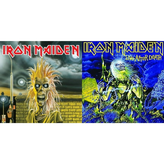Iron Maiden (2015 Remaster) & Live After Death [LP Vinyl Bundle]
