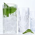 thumbnail image 6 of 15 Ounces/ 430ml Highball Glasses Set of 6, JOYCEMALL Vintage Style Clear Drinking Glasses Juice Tumblers & Water Cups Kit for Juice Cocktails Iced lemonade Tea Frappe Smoothies Milkshakes kitchen, 6 of 8