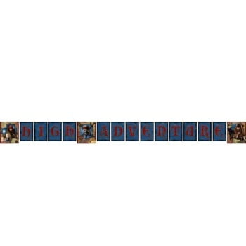pirates of the caribbean 4 jointed banner 7.5ft long