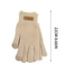 thumbnail image 3 of Guantes de invierno con pantalla táctil para hombre y mujer | Guantes de punto con forro polar grueso | Guantes térmicos de ciclismo resistentes al viento | Compatibles con pantalla táctil para, 3 of 6