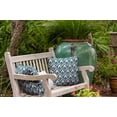 thumbnail image 4 of 20" x 20" Simply Daisy Feathers Polyester Indoor/Outdoor Pillow, Unreal Teal Qty 1, 4 of 6