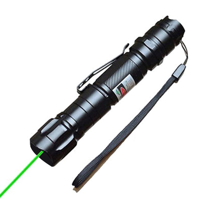 HLONK Green Lasers Flashlight Pointer High Power Rechargeable Pen Long Range Beam Spot 18650 Battery Star Cap Flashlight