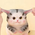 thumbnail image 5 of Big Cat 16 cm Handmade Soft Squishy Toy, Gray Cute Kitty Stress Relief, Slow Rebound Fidget for Adults & Teens, Relaxation & Desk Decor,dumpling squishy,squishy dumpling toy mystery Yellow, 5 of 7