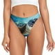 thumbnail image 1 of Fotbe Watercolor Turtle Tanga Sin Costuras para Mujer con Estampado – Panties Invisibles, Transpirables y Cómodos para Uso Diario-XX-Large, 1 of 5