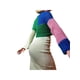 thumbnail image 3 of VISgogo Jersey de ganchillo de patchwork para mujer, manga larga, cuello cuadrado, tops recortados ahuecados VISgogo moda, 3 of 9