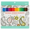 Leisure Arts Inc Double-Ended Markers, 60 Piece