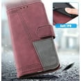 thumbnail image 2 of Allytech Wallet Case for Galaxy S22 5G, Magnetic Snap Kickstand RFID Blocking Card Slot Folio PU Leather with TPU Shockproof Case with Hand Strap Case for Samsung Galaxy S22 2022 6.1", Winered, 2 of 6