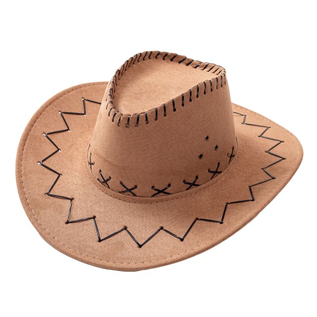 SAYOO Sombrero de vaquero de estilo occidental para mujeres y hombres SAYOO moda