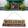 thumbnail image 4 of Hanging Welcome Board,   Wooden Hanging Plaque Durable with Hemp Rope for Home for Festival JM00929, 4 of 8