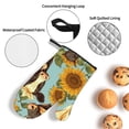 thumbnail image 4 of ZICANCN Oven Mitts and Pot Holders Sets, Cows Standing Field Sunflowers Baking Sets Kitchen Heat Resistant 4 Pieces, 4 of 8
