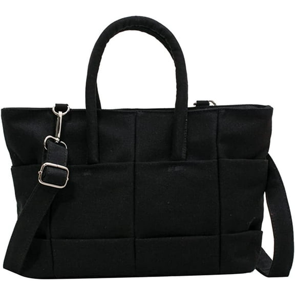 CoCopeaunts Women's Canvas Tote Bag, Satchel Handbag Canvas Shoulder Bag Crossbody Bag Large Capacity Stylish Hobo Work School Date 2023