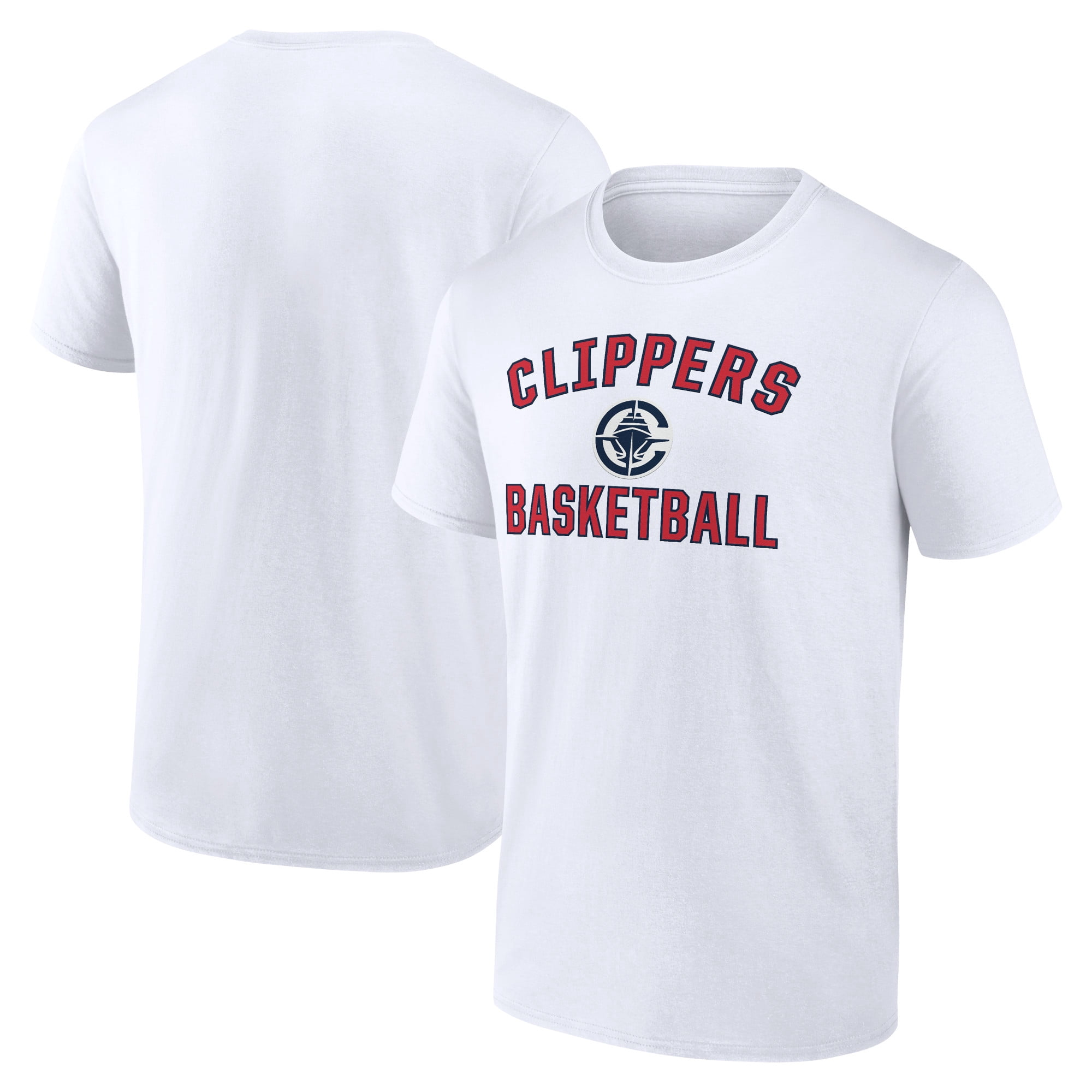 Men's White LA Clippers Victory Arch T-Shirt