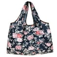 thumbnail image 2 of Wrapables Eco-Friendly Large Nylon Reusable Shopping Bag, Rose Vines, 2 of 10