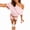 Pink and White, variant on Carlikeit Women's 2 Piece Striped Matching Set Off Shoulder Crop Top and Skinny Shorts Summer Outfit