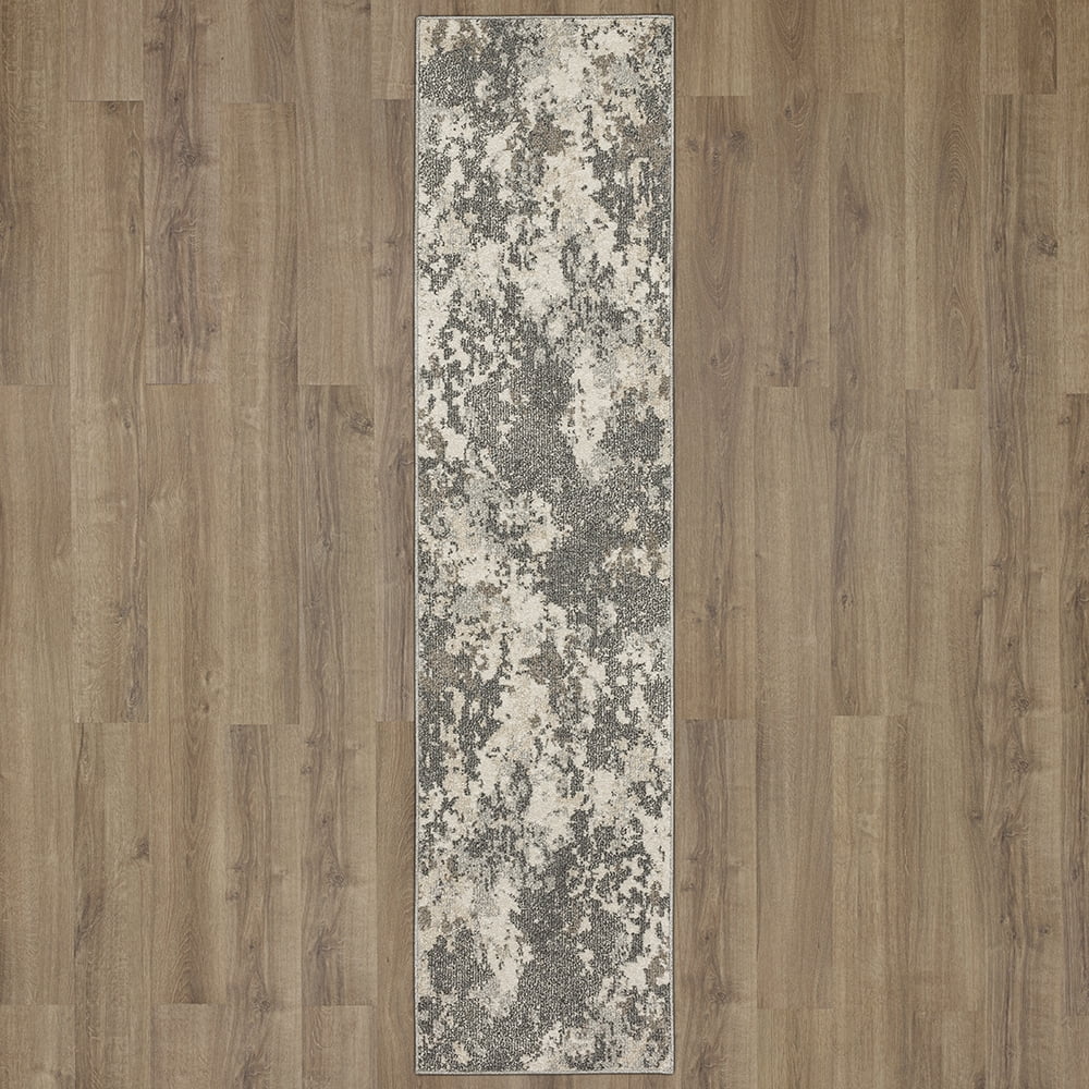 Mohawk Home Dymond Indoor Abstract Runner Rug, Grey, 1'11" x 8'
