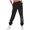 Noir, variante sur Fartey Pantalon de Survêtement pour Femmes avec Poches Doux Confortable en Molleton Joggers d'Entraînement Mode Imprimé Papillon Pantalon de Détente Course Cordon de Serrage Pantalon de Survêtement Bleu P
