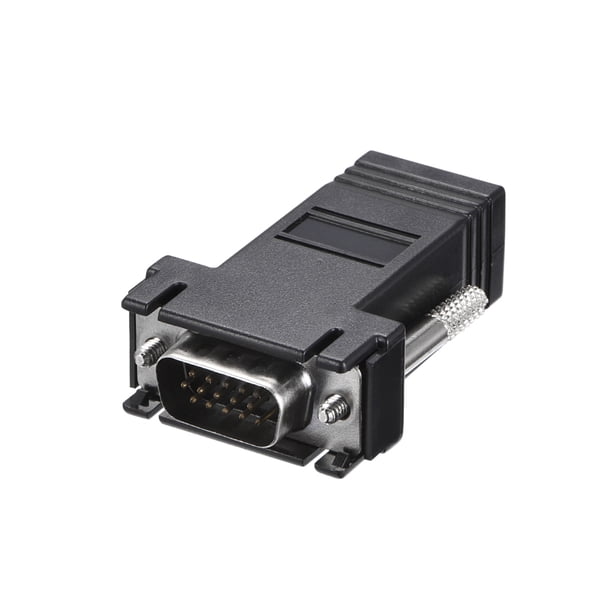 Adaptador Extensor RJ45 a VGA RJ45 hembra a puerto DB15 macho