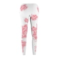 thumbnail image 3 of Light Red Splash Pet Fashionista Casual Leggings, 3 of 7