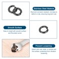 thumbnail image 4 of Uxcell M2 Split Lock Washer, 300Pack Carbon Steel Spring Lock Washers, 4 of 6