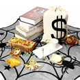 thumbnail image 6 of Halloween Spider Web Lace Tablecloth Set, Halloween Table Decorations Indoor, Halloween Mantel Scarf with 60 PVC Bats, Halloween Placemat for Spider Halloween Party Decorations, 6 of 8