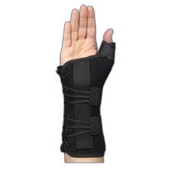 MedSpec Ryno Lacer Wrist and Thumb Brace Long, Black X-Large Right