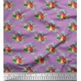 thumbnail image 1 of Soimoi Modal Satin Fabric Leaves Tropical Print Sewing Fabric Yard 42 Inch Wide, 1 of 1