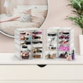 thumbnail image 5 of Sorbus Acrylic Cosmetic Makeup Organizer 20 Drawers Clear Stackable Storage Bins For Jewelry And Office Supplies Organizer- 4Pc, 5 of 5